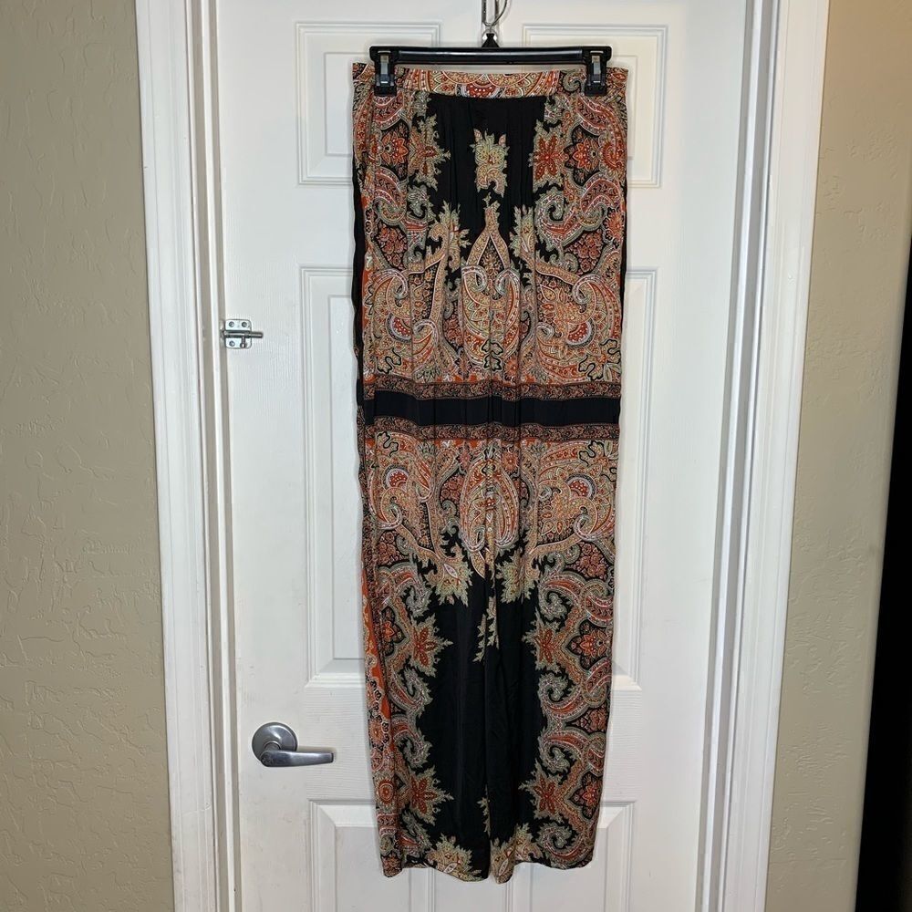 Missguided High Rise Paisley Print Pants